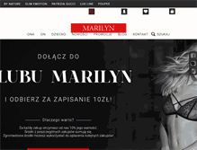 Tablet Screenshot of marilyn.pl